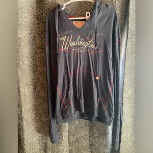 Washington DC 100% cotton lightweight hoodie